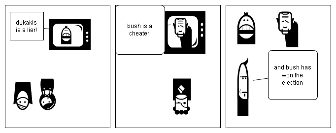 bush and dukakis