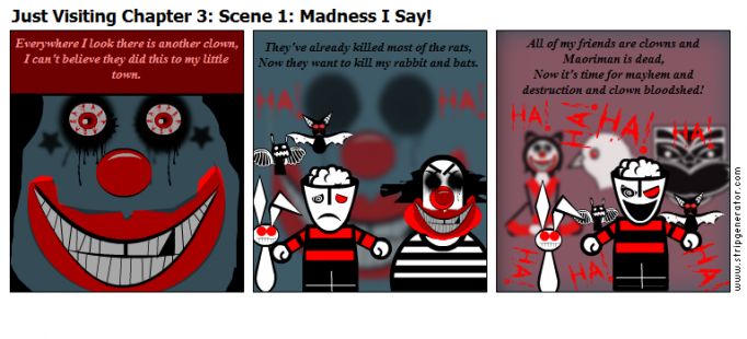 Just Visiting Chapter 3: Scene 1: Madness I Say!