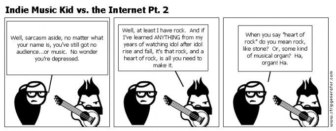 Indie Music Kid vs. the Internet Pt. 2