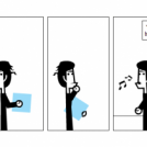 Hidding the blue