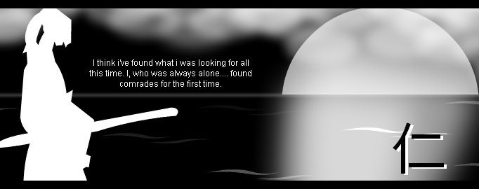 I, who was always alone...