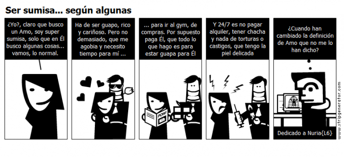Ser sumisa... según algunas