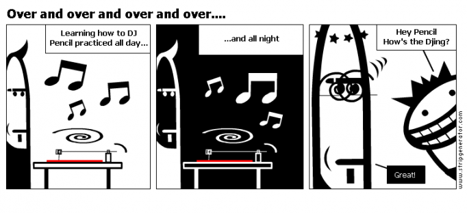 Over and over and over and over....