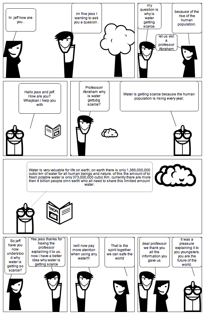 Hamza cartoon strip