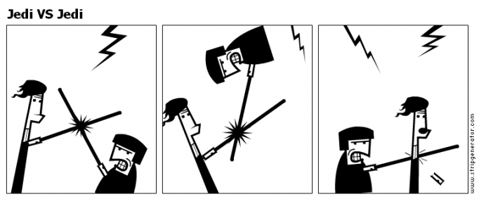 Jedi VS Jedi
