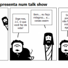 Jesus Christian se apresenta num talk show