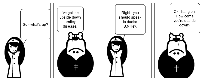 Upside Down Smiley Disease