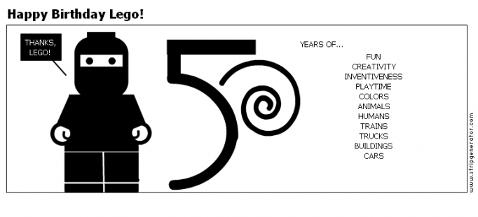 Happy Birthday Lego!