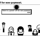 There is a power-off for non-payment.