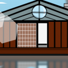 House at the water..
