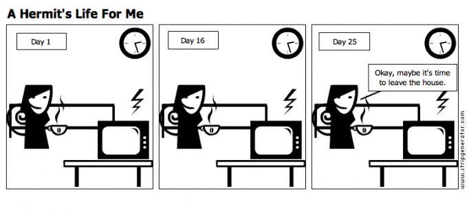 A Hermit's Life For Me