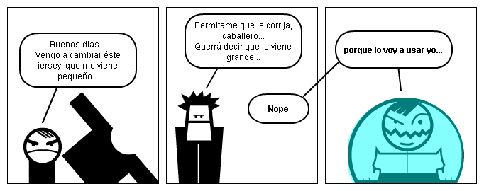A cambiar un jersey