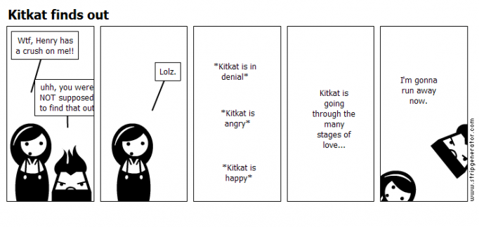 Kitkat finds out