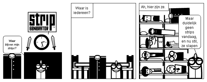 Waar zijn die strips?