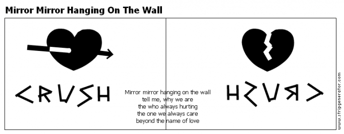 Mirror Mirror Hanging On The Wall