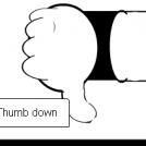 Thumb down this strip