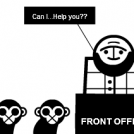 -The Two Monkeys- Can I Help You?