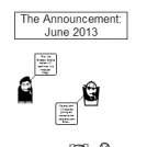 The Announcement: June 2013