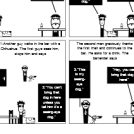 two blind men and a bartender