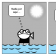 Alfred camina sobre las aguas