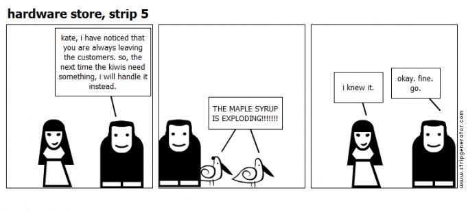 hardware store, strip 5