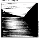 lake at night