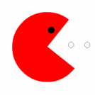 pacman is hungry!