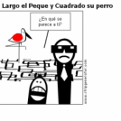 El Largo el Peque y Cuadrado su perro