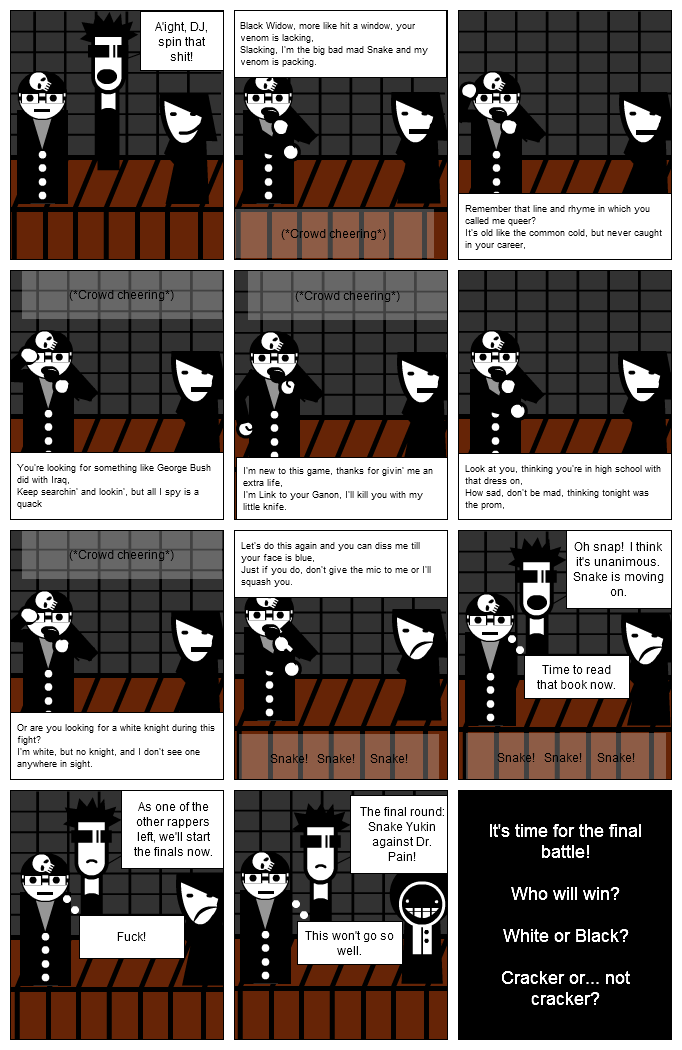 Rap Battle Part 5:  I'll Squash You
