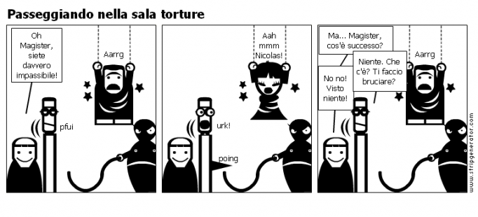 Passeggiando nella sala torture