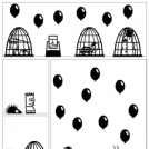 Por que hay globos negros en el aire?