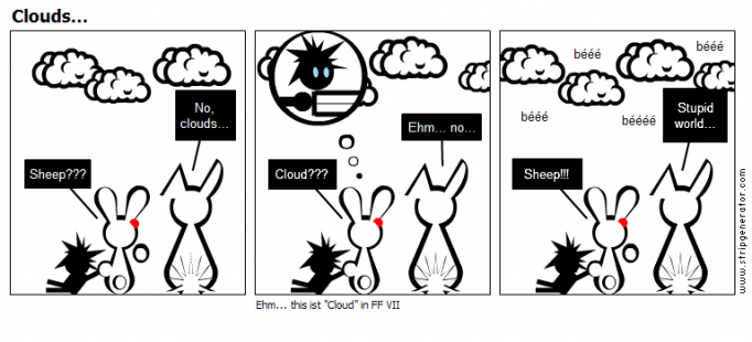 Clouds...