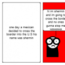 the border crossing