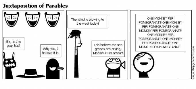 Juxtaposition of Parables