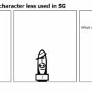 Competition of the character less used in SG