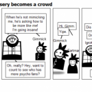 Gimmick and Iggy: Misery becomes a crowd