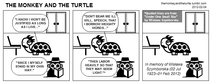 The Monkey and the Turtle (2012-02-04)