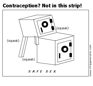 Contraception? Not in this strip!