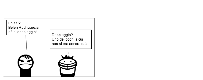 Belen si dà al doppiaggio