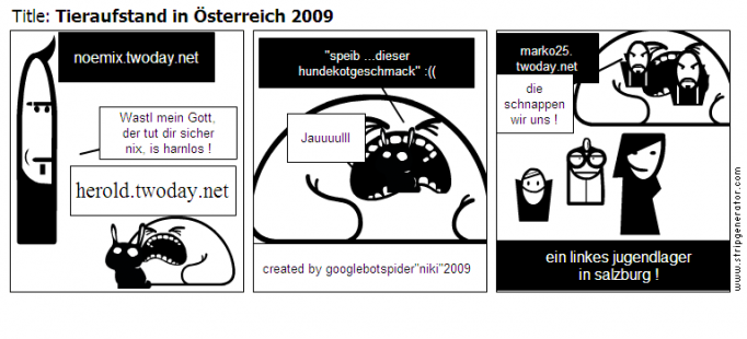 Tieraufstand in Österreich 2009
