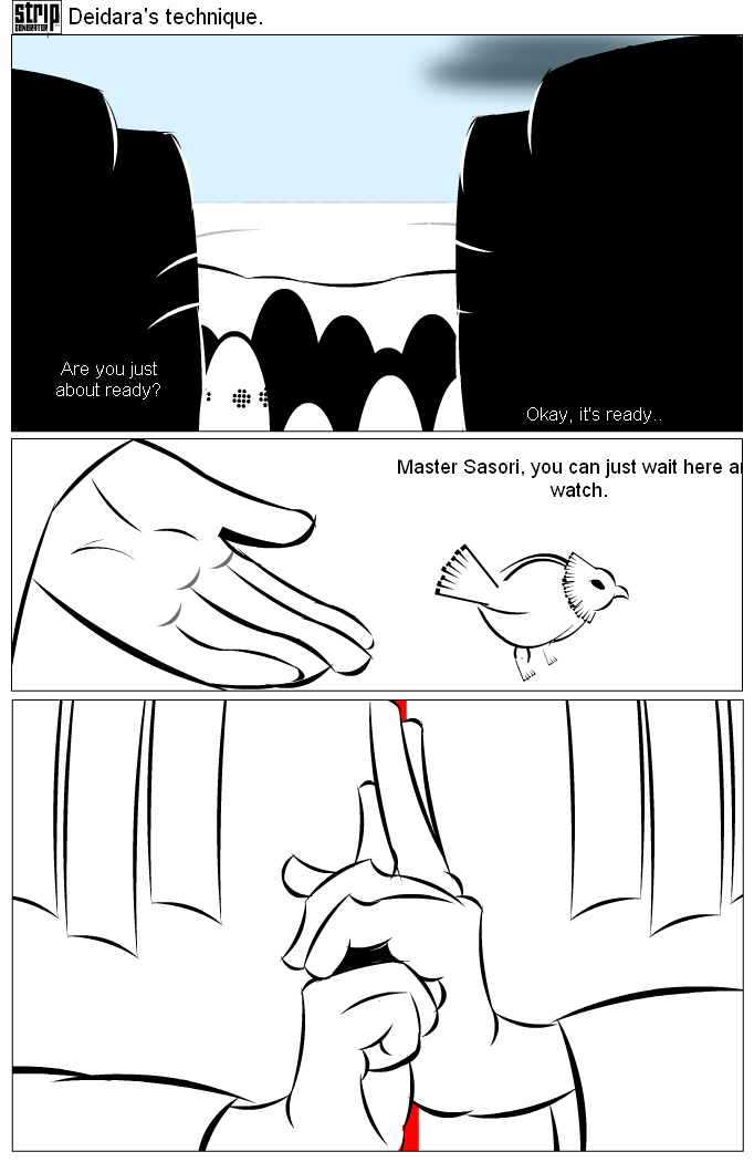 Deidara's technique.