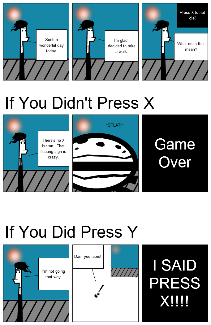 Press X To Not Die