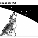 Dog in snow #3