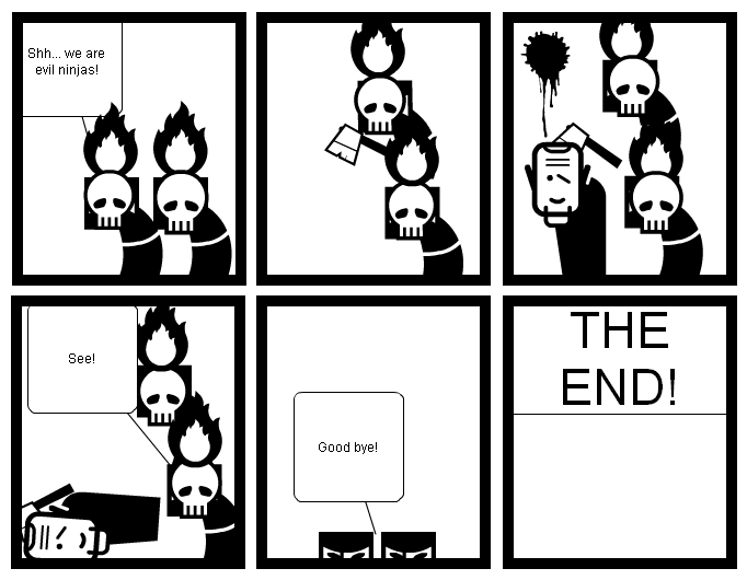 The ninjas finally kill someone!
