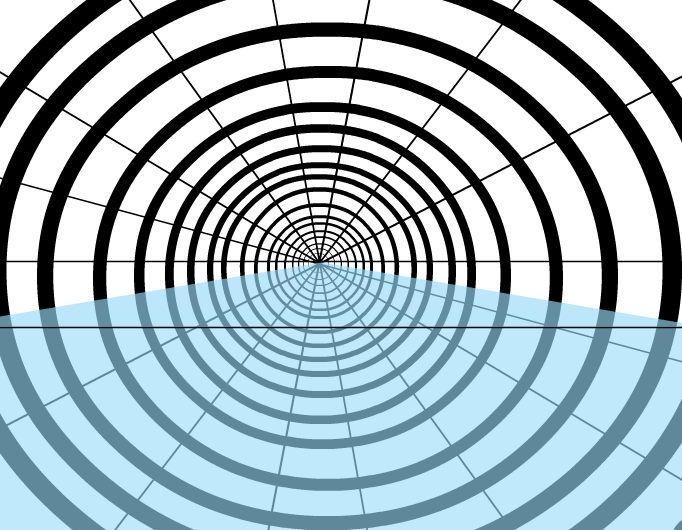 water-filled tunnel