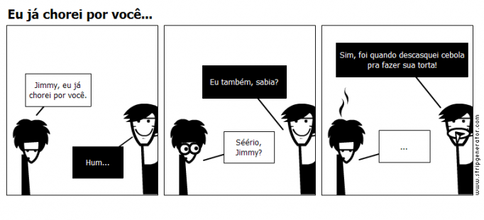 Eu já chorei por você...