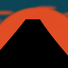 富士山の満月