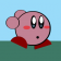 Kirby's running