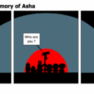 Friends and the memory of Asha