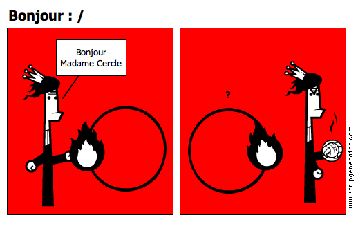 Bonjour : /